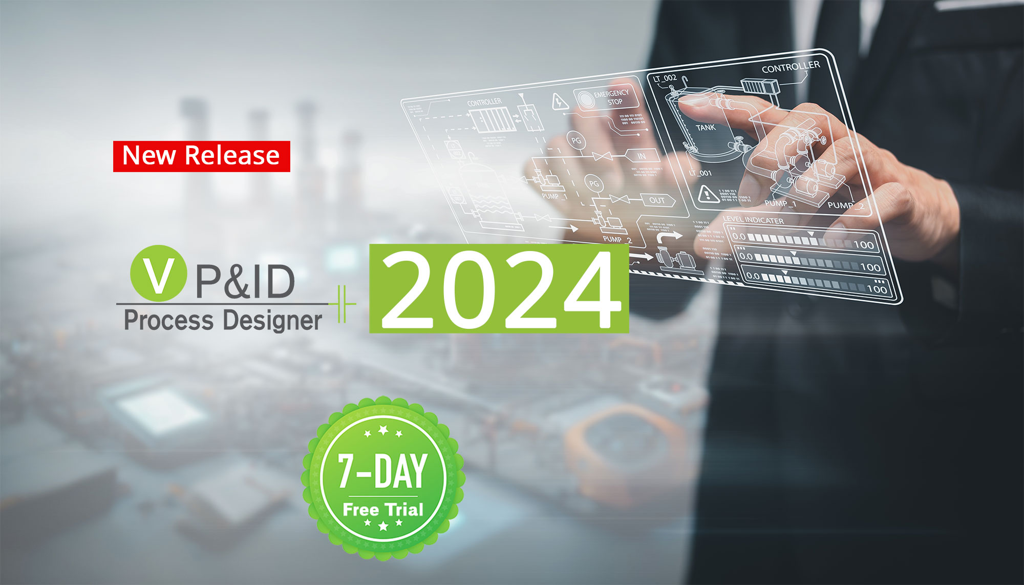 Visio P&ID Process Designer 2024 - Introducing the Next Evolution of Intelligent P&ID Solution VPID2024